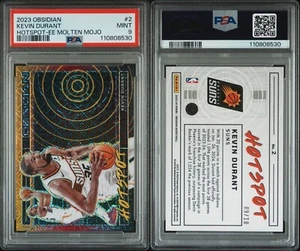2023 Panini Obsidian Hotspot Molten Mojo Gold #2 Kevin Durant 9/10 PSA 9 - Picture 1 of 1