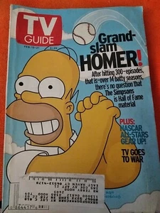 Feb 15-21 2003 TV Guide Homer Simpson - Bild 1 von 2