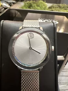 MOVADO BOLD 3600698 REGENBOGEN KRISTALL EDELSTAHL SCHWEIZERUHR - Bild 1 von 9