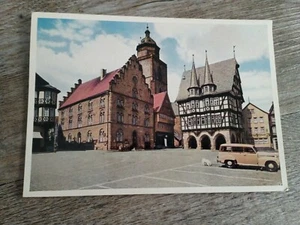 7) ältere Ansichtskarte Alsfeld/ Hessen Marktplatz - Bild 1 von 2