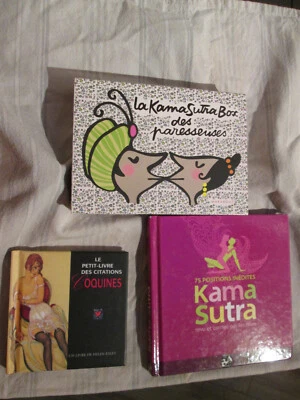 LOT EROTIQUE KAMA SUTRA JEU + LIVRE + CITATIONS COQUINES - Photo 1/4