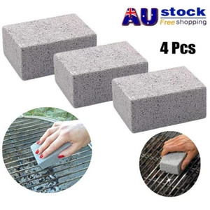 4pc/set BBQ Pumice Grill Cleaner Cleaning Stone Brick Block Barbeue Griddle Tool - Picture 1 of 11