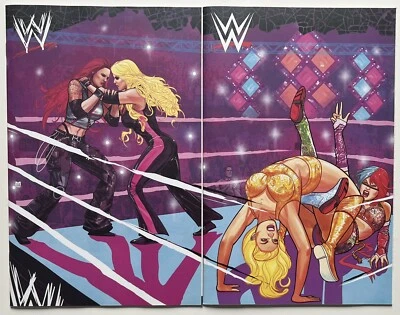 WWE Forever 1 One Per Store Variant and WWE 25 Variant Lita Trish Stratus Asuka - Image 1 of 4