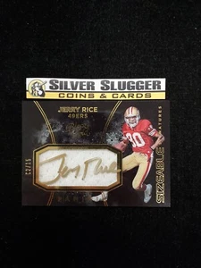 2016 Jerry Rice Panini Black Gold Sizeable Signatures Patch On Card Auto /15 SF - Picture 1 of 9