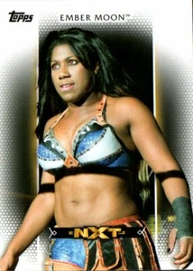 2017 Topps WWE Women's Division Wrestling Card NXT #R-5 Ember Moon - Picture 1 of 2