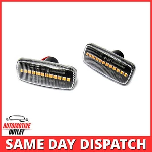 2X SIDE INDICATOR LED MARKER LIGHT CLEAR FOR CALIBER JOURNEY NITRO 300C - Picture 1 of 5
