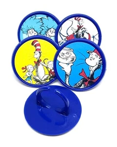 Dr Suess Gato en el Sombrero Cupcake Toppers Decoraciones Fiesta Anillos Cupcakes Pasteles - Imagen 1 de 9