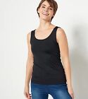 Susan Graver Modern Essentials First Skin Jersey Tank Top First Skin Jersy Small