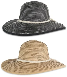 Pistil Designs 21848P Women's Seville Wired Paper Straw Jute Wide Brim Sun Hat - Picture 1 of 6