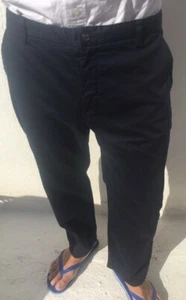 ETRO Navy CHINOS Size 33x30 UK Vintage Made in Italy RRP £250.00 - Picture 1 of 5