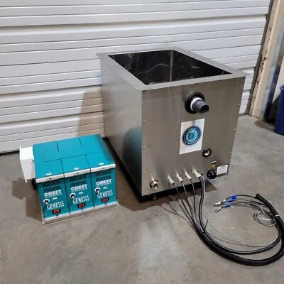 Tanque de limpieza ultrasónica Crest 4HT-1826-18-SP 1500W 40 kHz 33 gal 18" x 26" x 18" Foto 1 de 4