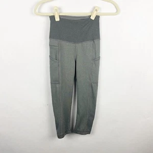 Patagonia Womens Lightweight Pack Out Cropped Leggings Gray Pockets Size XS - Picture 1 of 7