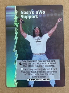 2000 WCW Nitro Trading Card Game Kevin Nash Nash's nWo Support FOIL - Picture 1 of 2