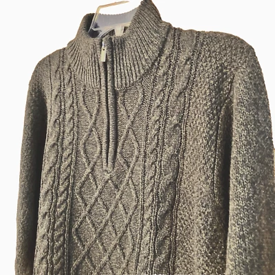 Suéter Tejido Isla Esmeralda Para Hombre Talla L Mezcla de Lana Kinsale Pullover Tejido con Cable Foto 1 de 4