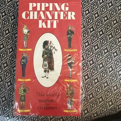 Piping Chanter Kit Caledonia风笛音乐书简易指南播放图表 — 第 1/4 张图片