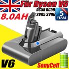 8000mAh Battery For Dyson V6 Animal DC58 DC59 SV03 SV05 SV06 SV09 DC74 DC72 SV04