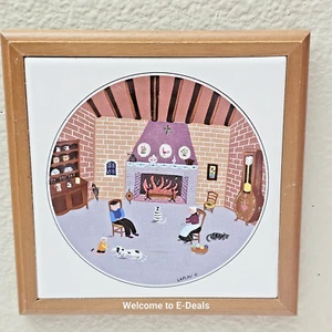 Villeroy & Boch Design Fliese Wandbild oder Untersetzer - bezaubernde Dorfszene - Bild 1 von 6