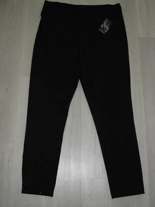 Ava & Grace Black Womens Pants Size L new pull on skinny leggings - Picture 1 of 4
