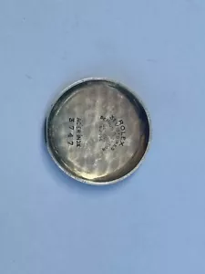 ROLEX Cellini 3747 Cal.1600 Silver Dial Hand Winding case back - Picture 1 of 7