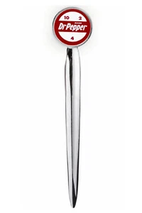 Doctor Dr. Pepper 10 4 2 ad Letter Opener Metal Silver Tone Executive Knife - Picture 1 of 1
