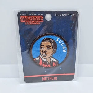 Stranger Things Lucas Netflix Bordado Hierro En Parche Loungefly Nuevo 2.5" - Imagen 1 de 2