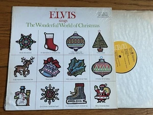 ELVIS PRESLEY~SINGS THE WONDERFUL WORLD OF CHRISTMAS RCA ANL1-1936 LP - Picture 1 of 3