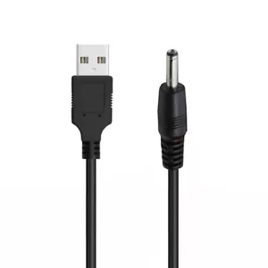 USB To DC DC Barrel Jack Power Cable Adapter Wire Connector 3.5 x 1.35mm - Foto 1 di 3