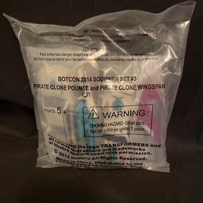 Hasbro Transformers Botcon 2014 Dread Pirate Crew Clone Wingspan & Pounce New - Image 1 of 2