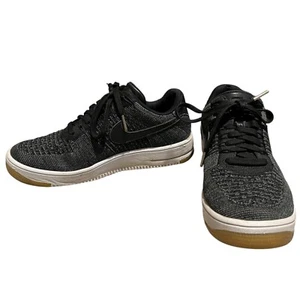 Nike Air Force 1 Flyknit Damenschuh 820256 001 schwarz weiß 8,5 sportlich - Bild 1 von 10