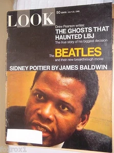 Cover Sidney Poitier Look Magazin 23. Juli 1968 The Beatles Film 23.07.68 Buch - Bild 1 von 12