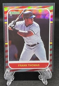 Frank Thomas 2021 Donruss Red Stripes 0918/2021 No. 220