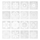 Punktmalerei Werkzeuge - 16-teiliges Mandala Schablonen Set für Kinder