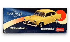 SUN STAR PLATINUM 1951 KAISER HENRY J Red 1:18 DIECAST MODEL CAR - Picture 1 of 8