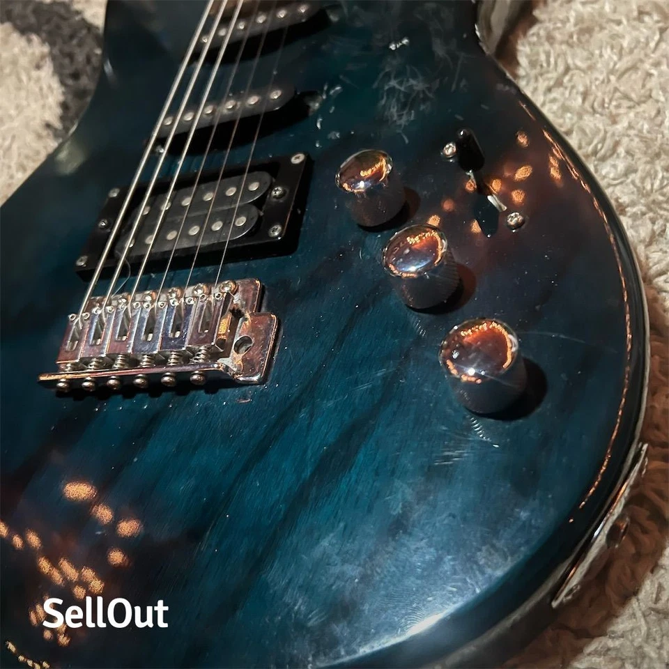 Jackson Electric Guitar 6-String Blue Solid Body Right-Handed Beginner - Image 1 of 4