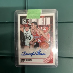 2018-19 LENNY WILKENS AUTO PANINI DONRUSS OPTIC Hall Dominator AUTOGRAMME #/40 - Bild 1 von 3