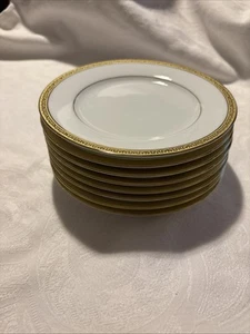 (8) Stck. Charter Club "Grand Buffet Gold" Brot & Butter Teller 6,5 Zoll - Bild 1 von 6