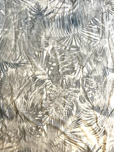 KERAMIKSCHEUNE Layla Palmenkönig/Cal. Kin 100% Baumwolle Bettbezug. graublau - Bild 1 von 4