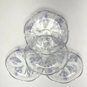 Mikasa Savoir Vivre Iris Bon Bon Teller 6,5" Kristall 4er Set - Bild 1 von 10