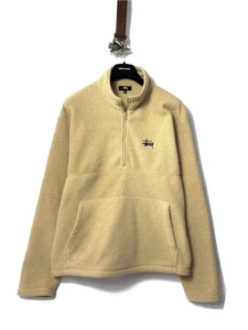 Stussy Fleece Quarter Zip Jacket - Picture 1 of 10