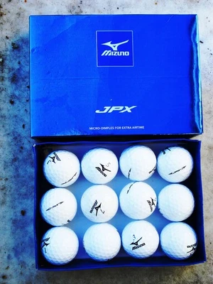 - MAZUNO  JPX  - Neuwertig gebr. Golfbälle  original Verpack.- 12 ST. - Bild 1 von 4
