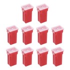 Per 10 Pezzi Fusibili Auto Profilo Alto, 32V DC 50A Scatolato