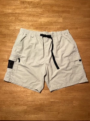 Pantalones Cortos Carga Bimini Bay Outfitters Para Hombres Caqui XXL 2XL Gorpcore Pesca Nylon Tostado Foto 1 de 4