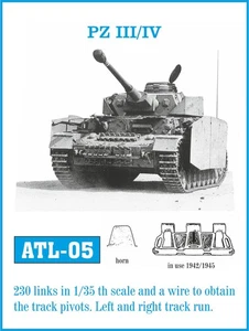 Friulmodel ATL-005 - 1/35 Tracks for Pz III (H-K) / Pz IV (F-J) - Neu - Picture 1 of 1