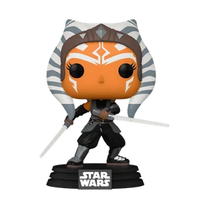 Funko Pop! Ahsoka with Sabers Star Wars The Mandalorian - Picture 1 of 2