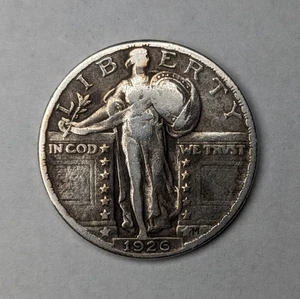 1926 P Standing Liberty Silver Quarter - Imagen 1 de 3