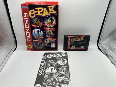 6-Pak (Sega Genesis, 1995) - Image 1 of 2