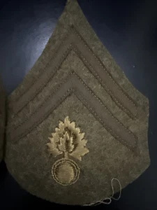 WW1 US Army Ordnance Ammo Corporal Specialist Patch Sleeve Rank Chevron - Picture 1 of 5