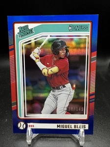 2024 Panini Donruss Baseball Blue /149 #195 Miguel Bleis - Picture 1 of 2