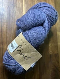 Manos del Uruguay Fino 70% Extra fine Merino 30% Silk 490 yards Inkwell Purple - Picture 1 of 5