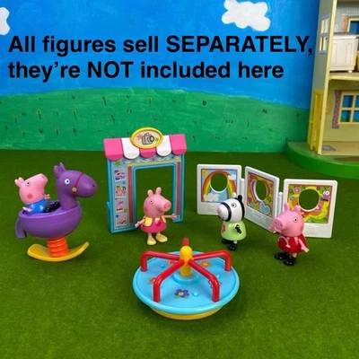 Peppa Pig Divertido Feria Caballo Mecedor Fotomatón Giratorio Redondo Stand-in Tableros de Fotos Foto 1 de 4